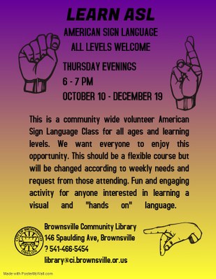 American Sign Language American Sign Language